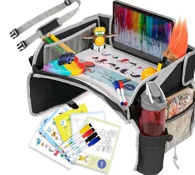 PILLANI Kids Travel Tray for Car - Car Seat Tray for Kids Travel - Image 1 of 4