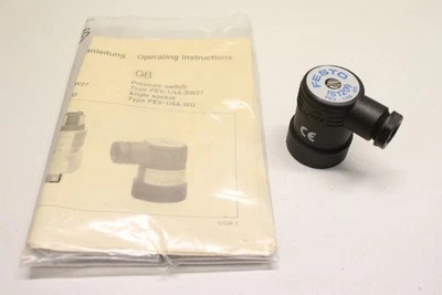 Festo PEV-1/4A-WD pressure sensor pressure switch angle box 161209 original packaging - Image 1 of 2