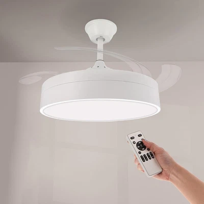 - Ventilatore Da Soffitto Con Luce a LED Messe 72W Bianco, Telecomando E Control - Immagine 1 di 4