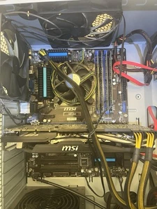 H87-G43 Crucial Ddr3 32Gb Dual Channel Intel Core i7-4770K 3.5Ghz MSI video card - Photo 1/7