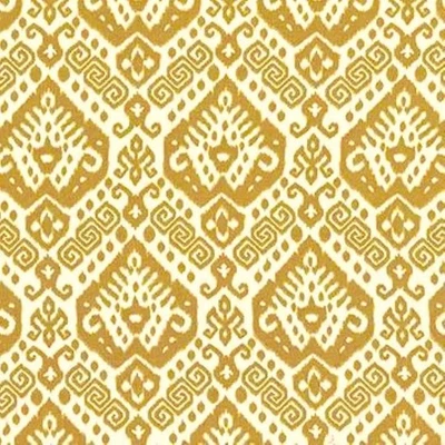 Mill Creek Nate Berkus Ikat 金色 MAIZE 布料内饰枕头缝纫织物 — 第 1/4 张图片