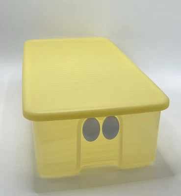 Tupperware Prima Klima Frischebox Vorratsdose Klima Oase Kühlschrank 2 L Gelb - Bild 1 von 4