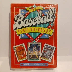1991 Baseball Playing Cards 56 All-Star Players Factory Sealed Deck Vintage MLB - Picture 1 of 14