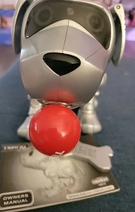 Vintage 2000 Tekno The Robotic Dog Puppy Electronic Pet Silver Tested Working - Picture 1 of 2