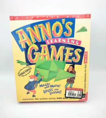 Anno's Learning Games  MPC CD ROM Computer Game Big Box Version RARE SEALED VHTF - Image 1 of 4