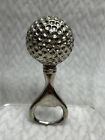 Vintage Silver Plated Golf Ball Bottle Opener Regular and twist Off