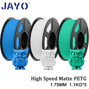 JAYO 3KG High Speed Matte PETG Sky Blue/White/Mint green 1KG/SET 1.75mm Filament - Picture 1 of 9