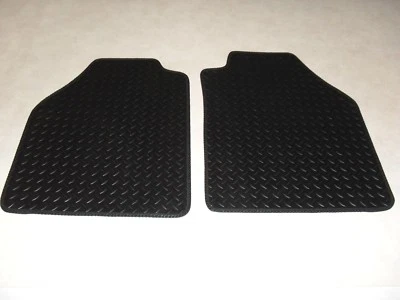 Fits Ford Transit Connect 2002-2014 Tailored Deluxe RUBBER Van Floor Mats Black - Image 1 of 4