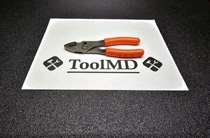 Snap-on Tools USA ORANGE 6" Talon Grip FlankJaw Slip-Joint Combo Pliers HJ46ACF - Picture 1 of 13