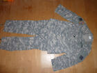 Orig. Army ACU AT Uniform Hose + Jacke / Hemd FR M Medium Long mit Klett-Patches