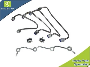 New Injector Fuel Pipe Set FITS Kubota B3000HSDC B3000HSDCC   - Picture 1 of 8