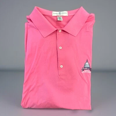 Fairway & Greene Men’s XXL Polo Pink US Open 2011 Congressional 100% Cotton - Image 1 of 4