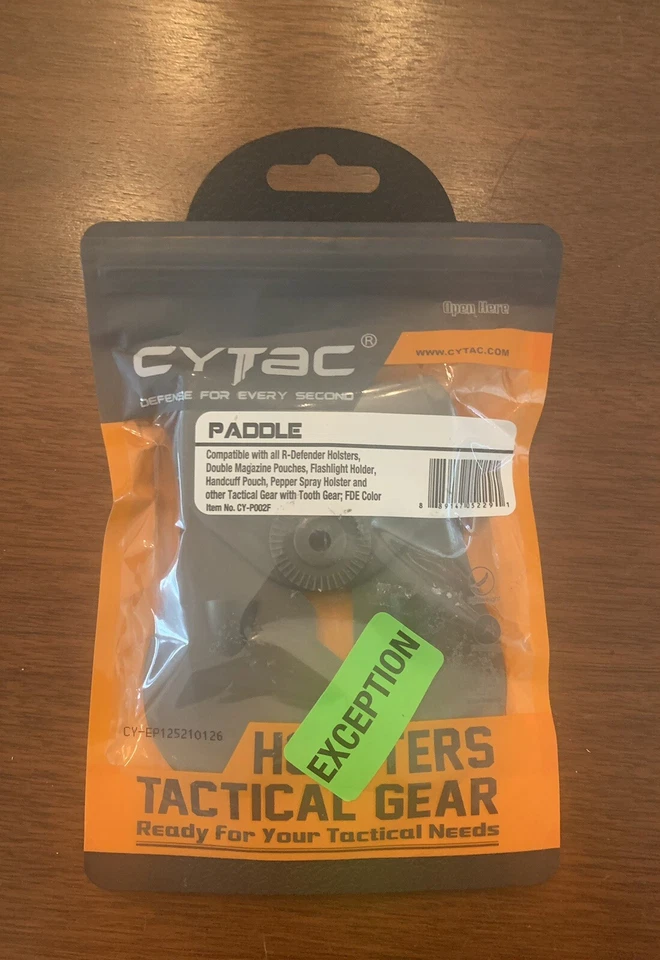 Paleta CYTAC CY-P002F, compatible con todas las fundas R-Defender, cargador Dble Foto 1 de 1