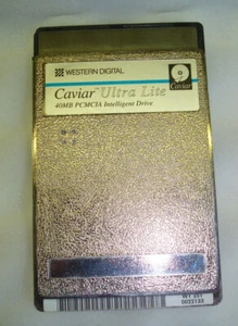 Disque dur vintage PCMCIA HDD WDCU140 Western Digital Caviar Ultra Lite 40 Mo - Photo 1/5