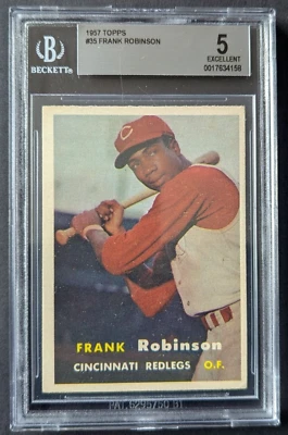 BGS 5 1957 Topps - #35 Frank Robinson (RC) Foto 1 de 2