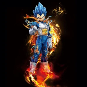 Anime Dragon Ball Z Super Saiyajin blau Vegeta Figur Spielzeug Statue Geschenk neu OHNE Box - Bild 1 von 5