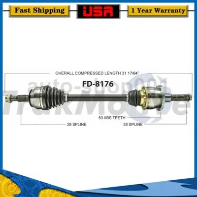 Eje trasero izquierdo CV eje articulado para Ford Mustang 4,6 L 1999 Foto 1 de 2