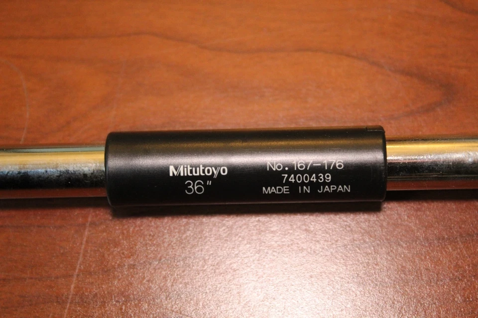 Mitutoyo 167-176 Micrometer Standard Bar, 36" Length, .47" Diameter - Image 1 of 3