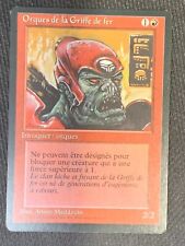 Ironclaw Orcs "Orques de la Griffe de fer" | MTG Renaissance Magic Card French