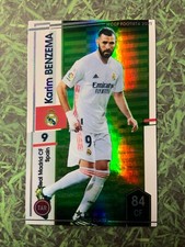 Panini Footista 2021 Karim Benzema Real Madrid Soccer Refractor Card F21 WCCF