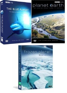FROZEN PLANET + THE BLUE PLANET + PLANET EARTH David Attenborough R24 DVD not US - Picture 1 of 1
