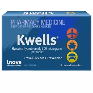 Kwells Adults 12 Pack (Travel Sickness) - Picture 1 of 1
