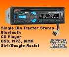 New Tractor AM FM Radio with Bluetooth CD USB comes w/ Harness Plug & Play