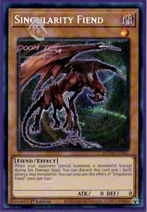 Yugioh! Singularity Fiend MZTM-EN042 (SCR) 1st Ed - Picture 1 of 1
