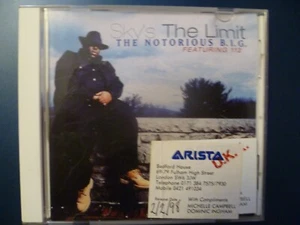 THE NOTORIOUS B.I.G. FT 112 - SKY'S THE LIMIT  - CD SINGLE - 1998 UK PROMO RARE - Picture 1 of 5