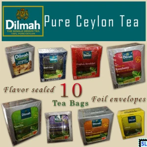 Sri Lanka Tea, Pure Ceylon, Dilmah, 10 Tea Bags