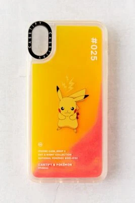 CASETiFY X Pokémon  - Pikachu #025 Neon Sand LIMITED EDITION - iPhone X/XS Case - Image 1 of 2