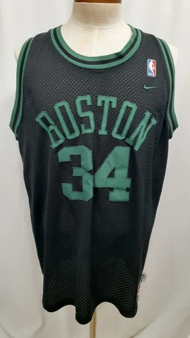 Nike NBA Boston Celtics Paul Pierce Black Basketball Jersey Mens XL +2" Team Cover