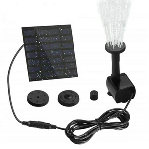 7V 1.4W 180L/H Solar Panel Powered Water Feature Fountain Pump Garden Pool Pond - Picture 1 of 12