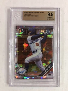 KODY HOESE 2019 Bowman Chrome SAPPHIRE SP RC! BGS GEM MINT 9.5! #BDC-187! INVEST - Picture 1 of 4
