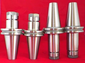 CAT40 ER20 Collet Chucks 4 Pcs w Projection 2.76"-4" Balanced G2.5 @20,000 RPM - Picture 1 of 1