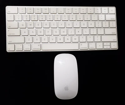 Apple Wireless Bluetooth Rechargeable Keyboard A1644 & Magic Mouse A1657 TESTED - Image 1 of 4