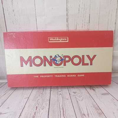 Monopoly Vintage Waddingtons  Great Britain UK Edition  Board Game - Image 1 of 4