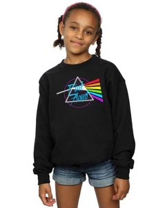 Pink Floyd Girls Neon Darkside Sweatshirt - Picture 1 of 21