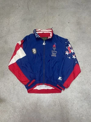 USA Olympics Starter Wind Breaker Size M - Image 1 of 2
