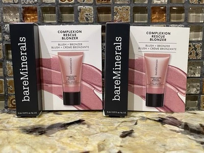 Bundle 2 Bare Minerals Complexion Rescue Liquid Blush Bronzer Kiss of Mauve 5ml - Image 1 of 4