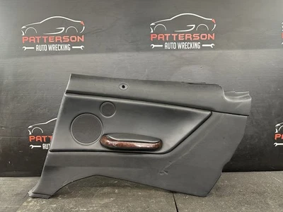 01-03 BMW 325CI CONVERTIBLE PASAJERO LADO DERECHO INTERIOR CUARTO PANEL DE MOLDURA NEGRO Foto 1 de 4