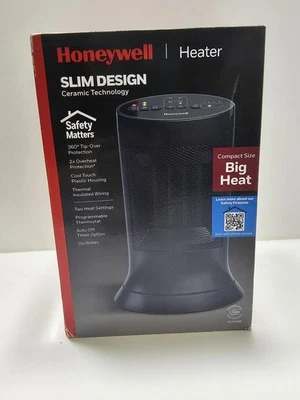 Nuevo calentador de cerámica Honeywell Slim Design - tamaño compacto invierno Foto 1 de 4