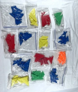Tangrams Tiles Math Manipulative Homeschool Geometry Plastic by Creative Publica - Picture 1 of 6