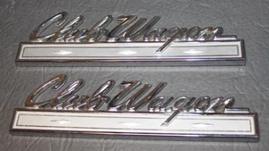 1968 1969 Ford Econoline Club Wagon Front Fender OEM Emblem Set 26663 - Bild 1 von 8