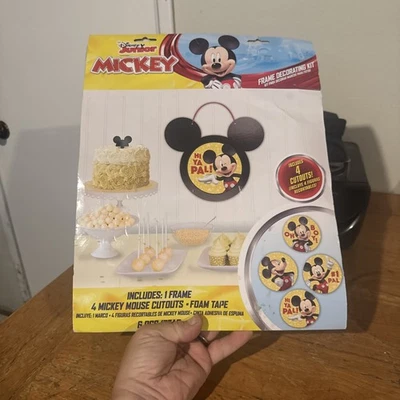 Mickey Mouse Forever Wall Frame and Cutout Decoration Kit | Mickey Portrait Kit - Image 1 of 4
