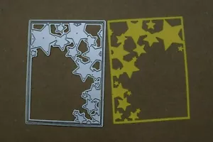 Metall Stanzformen Rahmen mit Sternen Kartenherstellung, Scrapbooking ** UK-VERKÄUFER ** A8 - Bild 1 von 4