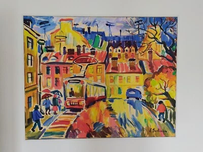 Gemälde "Herbstfantasie", Öl auf Leinwand, 80x100 cm, Alla Sarkissian - Bild 1 von 3