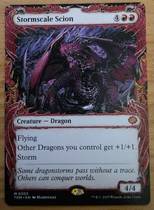 MTG - Stormscale Scion - Borderless, Regular, MINT, TDM - Mythic 0303 - Picture 1 of 2