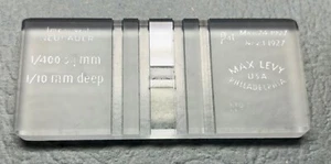 Antiguo hemocitómetro Max Levy Neubauer cámara de conteo de células mejorada (A15) - Imagen 1 de 4