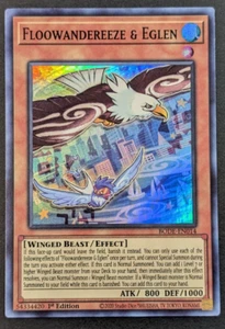 Yugioh TCG - 1x Floowandereeze & Eglen - BODE-EN014 - CASI NUEVO - 1ª Ed. - Súper raro - Imagen 1 de 6
